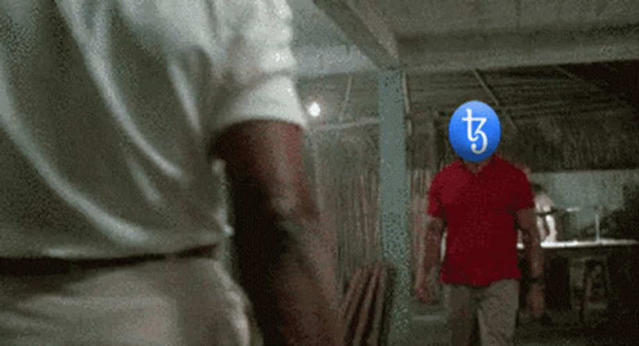 Arnold Handshake With Filter Face GIF