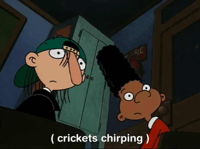 Arnold Listening Crickets Chirping GIF