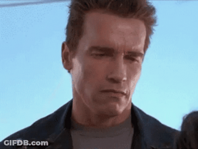 Arnold Schwarzenegger Cringe GIF