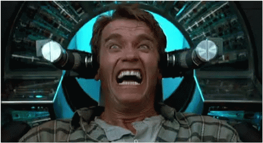 Arnold Schwarzenegger Electrocuted GIF