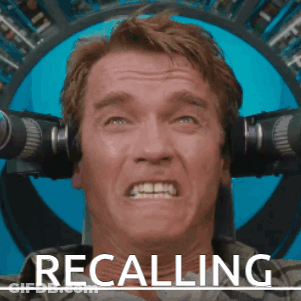 Arnold Schwarzenegger Funny Face Headphones Recalling GIF