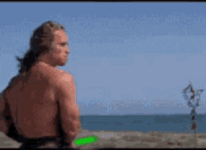 Arnold Schwarzenegger Glow Stick Arnis GIF
