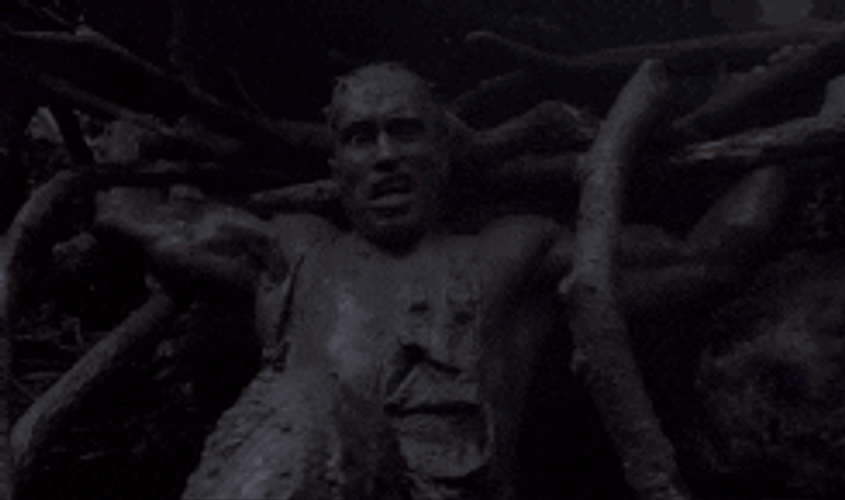 Arnold Schwarzenegger Predator Mud Hide GIF