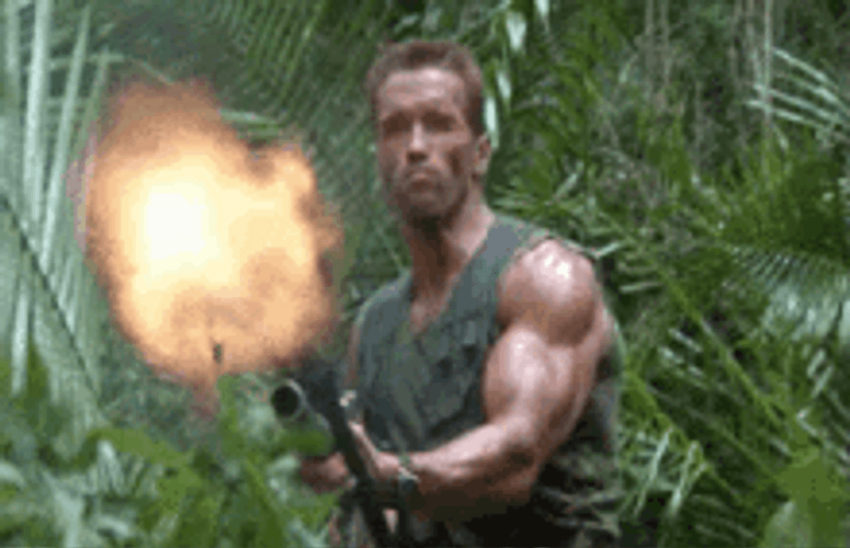 Arnold Schwarzenegger Rambo Movie GIF