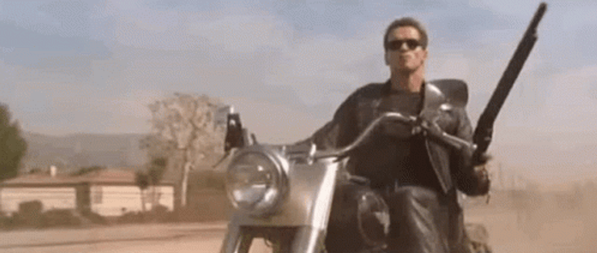 Arnold Schwarzenegger Terminator 2 GIF