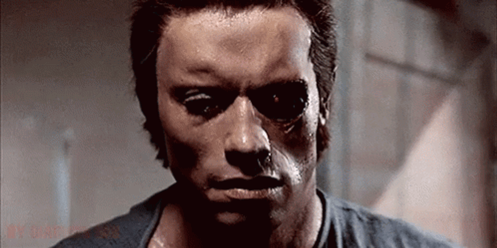 Arnold Schwarzenegger Terminator Eyes GIF