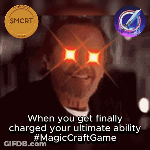 Arnold Schwarzenegger With $MCRT Coin GIF