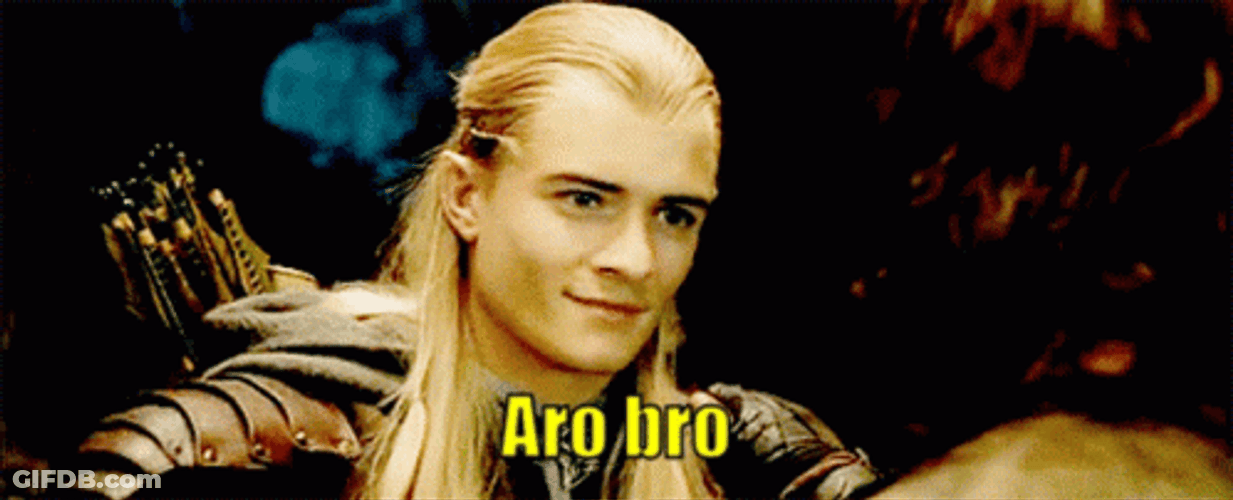 Aro Bro Legolas GIF