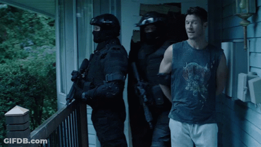 Arrested Brandon Beckett GIF