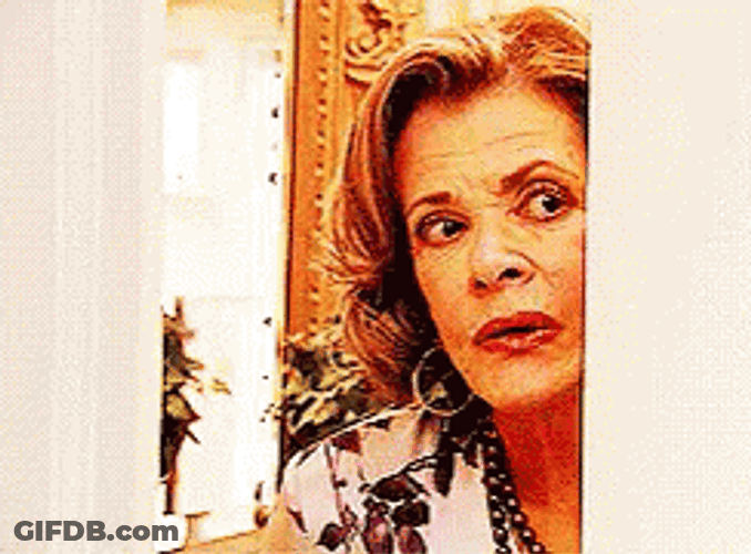 Arrested Development Lucille Bluth Sneaking Out GIF