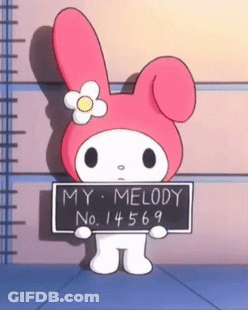 Arrested My Melody GIF