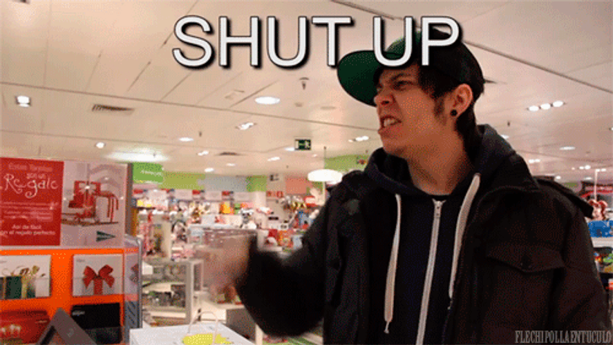 Arrogant Guy Yelling Shut Up And Take My Money GIF