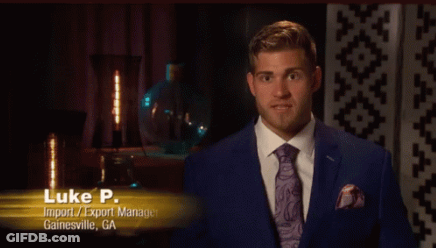 Arrogant The Bachelor Luke GIF