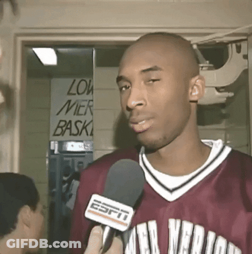 Arrogant Young Kobe Bryant Smirk GIF