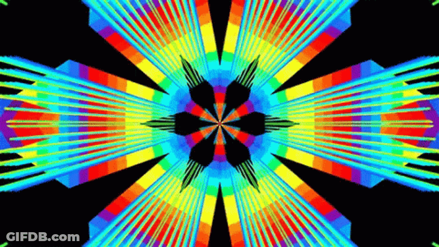 Arrow Colorful Optical Illusion GIF