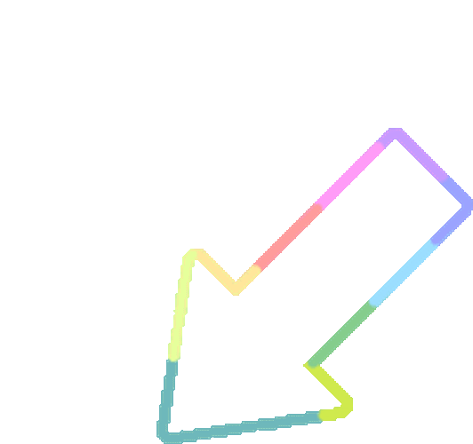 Arrow Down Sticker GIF