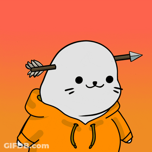 Arrow Kawaii Licking GIF