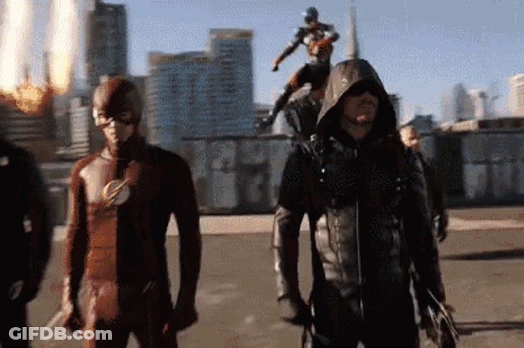 Arrow Supergirl GIF