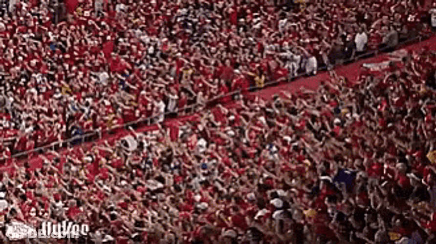 Arrowhead Stadium Audience Braves Chop GIF