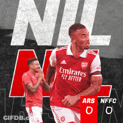 Arsenal F.C. Vs. Nottingham Forest F.C. First Half GIF