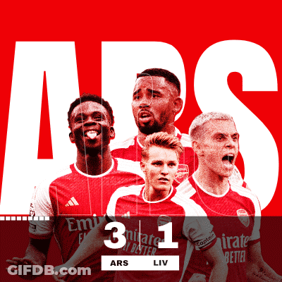 Arsenal Soccer Poster Number 3 And 1 GIF