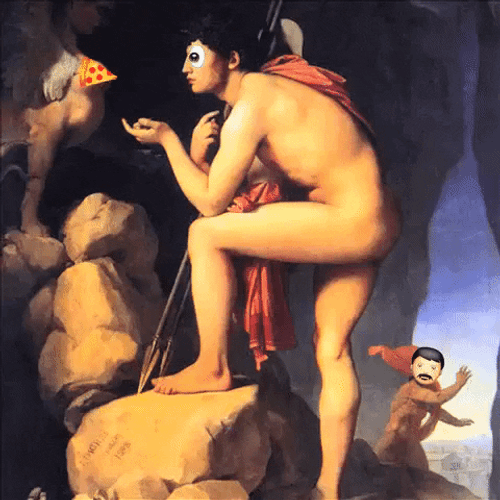 Art Farting In Museum GIF