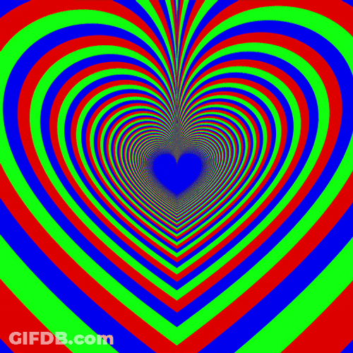 Art Heart Tunnel GIF