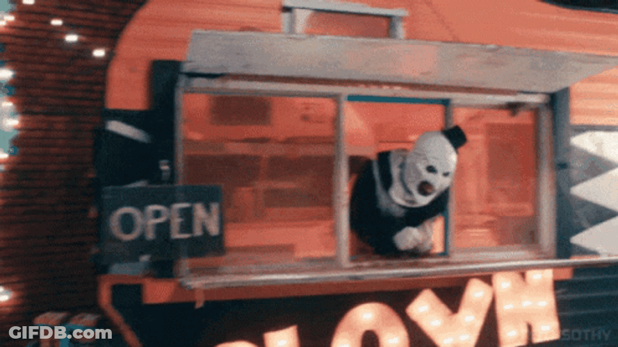 Art The Clown Says Hi GIF