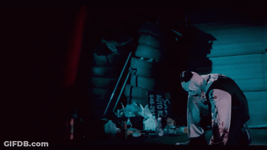 Art The Clown Shoots Gun GIF
