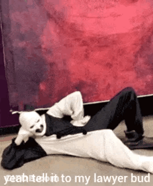 Art The Clown Tell My Lawyers GIF