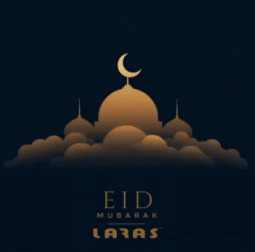 Art View Of Castle Jumma Mubarak Eid Mubarak GIF