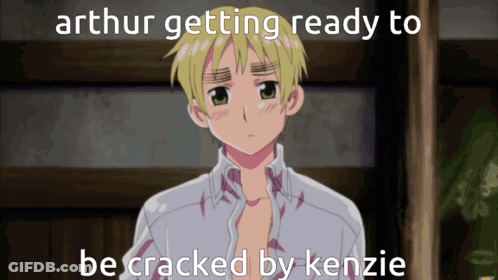 Arthur Getting Ready To Be Cracked By Kenzie GIF