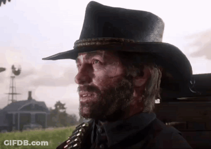 Arthur Morgan Head Nod GIF