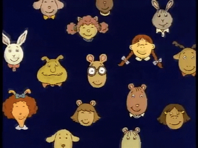 Arthur Read Friends Singing GIF