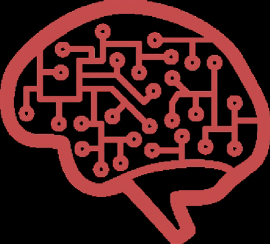 Artificial Intelligence Brain Illustration GIF