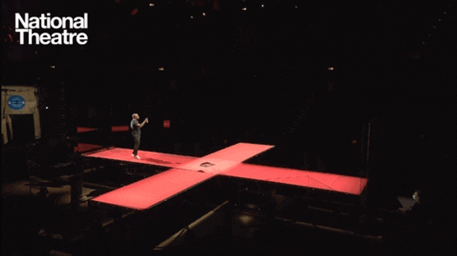 Artist Michael Balogun Performing On X Stage GIF
