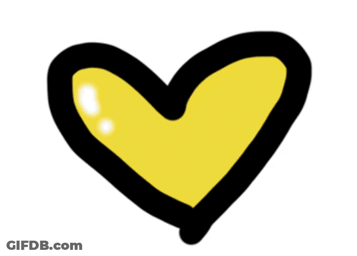 Artistic Blinking Gradient Heart GIF