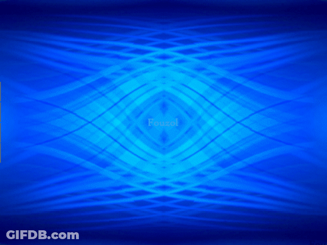 Artistic Blue Moving Art GIF