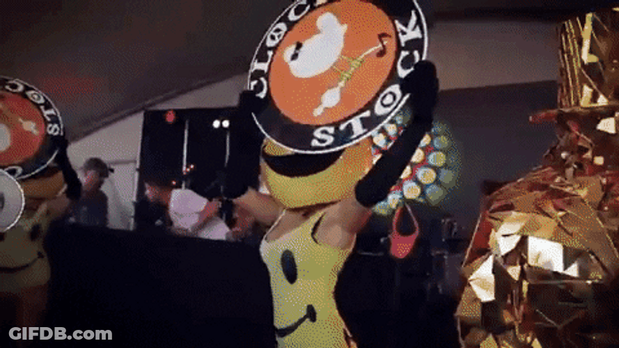 Artistic Clockwork Orange Club Logo GIF
