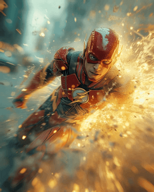 Artistic Flash Yellow Lightning GIF