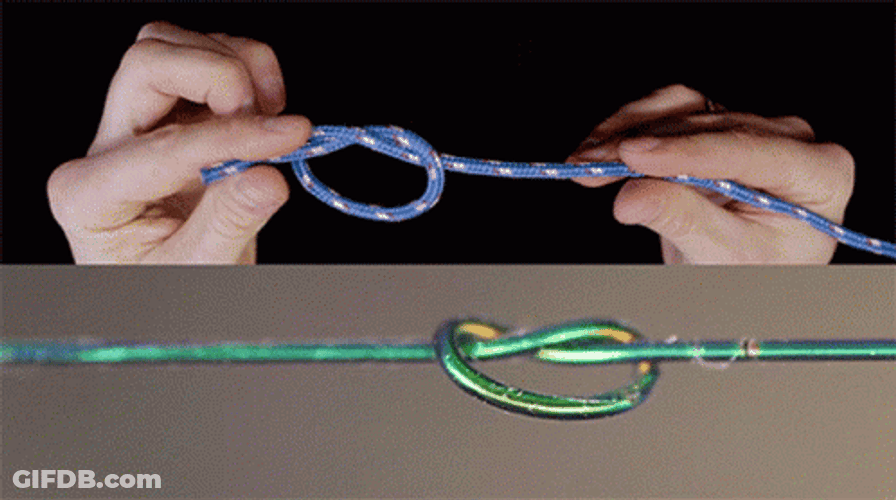 Artistic Making Noose Knot GIF