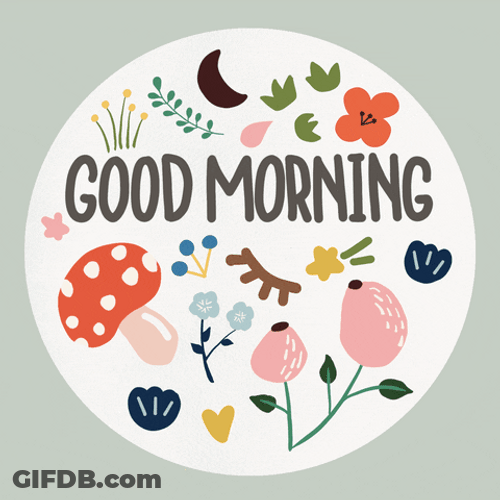 Artsy Cute Good Morning GIF