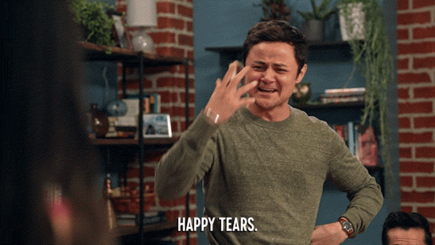 Arturo Castro Happy Tears GIF