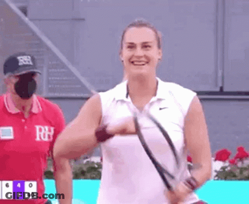 Aryna Sabalenka Victory Dance GIF