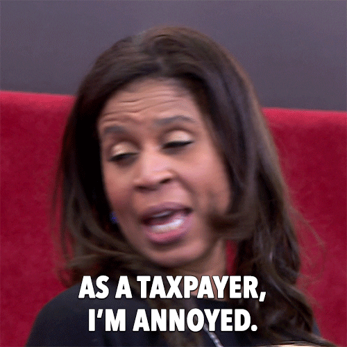 As A Taxpayer I'm Annoyed GIF