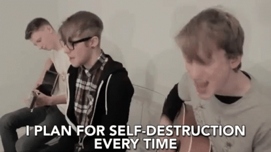 As It Is Band Sing Self Destruct Song GIF