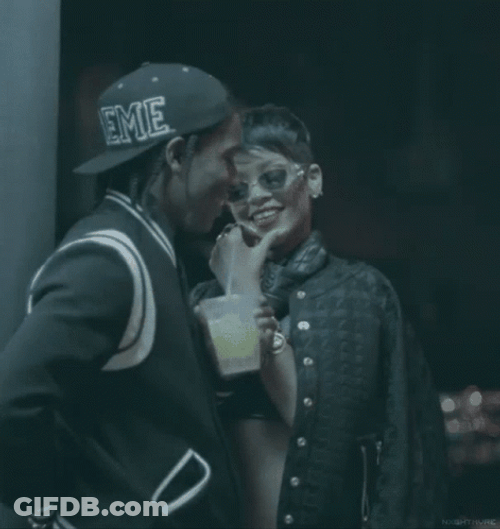 Asap Rocky Drinking GIF