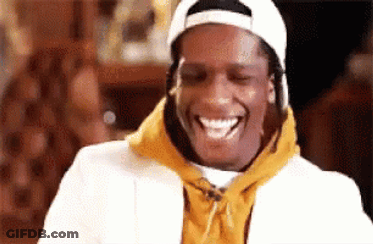 Asap Rocky Laughing GIF
