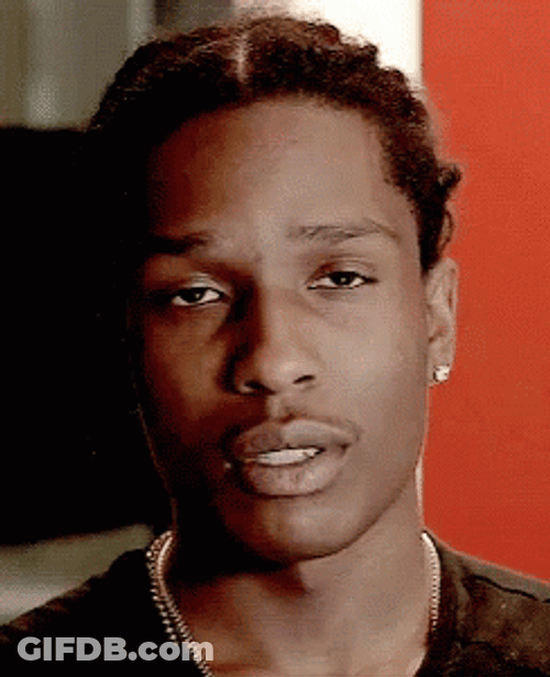 Asap Rocky Not Agree GIF