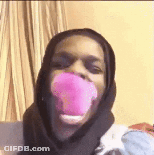 Asap Rocky Smoke Heart GIF